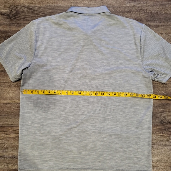 Move Performance Apparel EYTON MEN'S SHORT SLEEVE FRENCH BLUE POLO - Picture 8 of 9